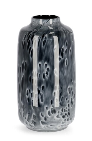 Vaza neptune, bizzotto, Ø 20.1 x 38 cm, sticla, handmade, albastru