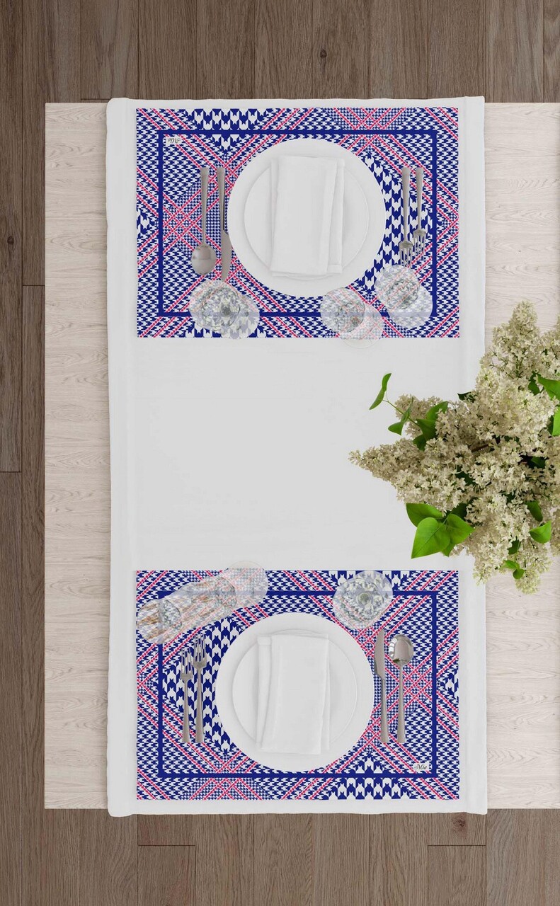 Set suporturi pentru farfurie, Mia, 742TMA7792, Poliester, Multicolor - 2 | YEO