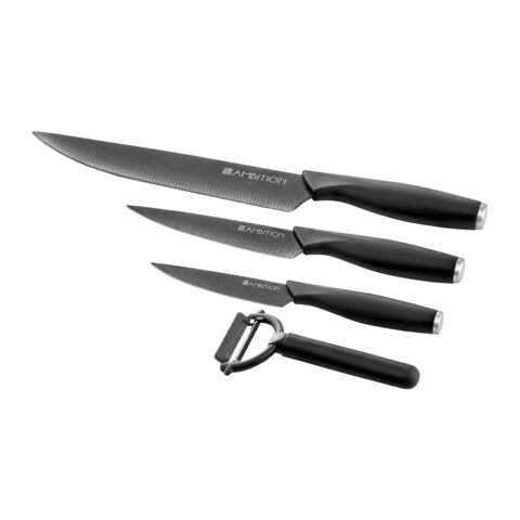 Poza Set 3 cutite si curatator legume Massive, Ambition, zirconiu ceramic