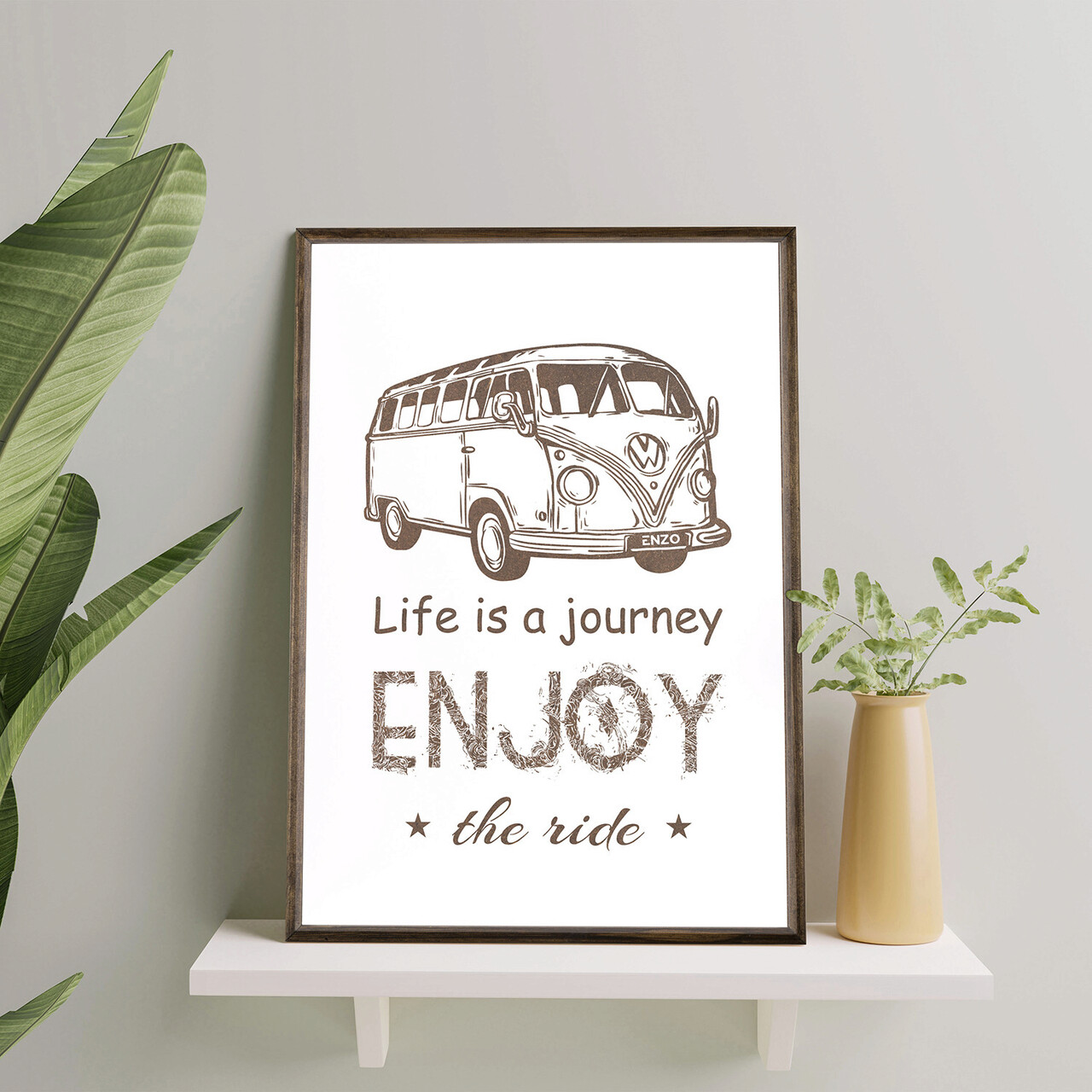 Tablou decorativ TD067 Desenat manual Natural