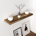 Raft de perete, Minerva, Gizli 80, 80x3 cm, PAL, Stejar