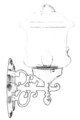 Lampa de exterior, Avonni, 685AVN1273, Plastic ABS, Negru