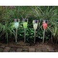 Lampa de gradina Stake, Lumineo, 7.3x28 cm, otel inoxidabil, albastru