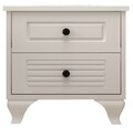 Noptiera, Rabi, Rb-118, 45x45x40 cm, PAL, Alb mat
