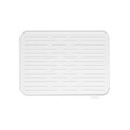 Scurgator vase, Brabantia, SinkSide, 32.5x43.8x0.9 cm, silicon, gri deschis