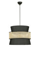 Lustra, Rattan, 941RTN1101, Ratan, Antracit / Bej