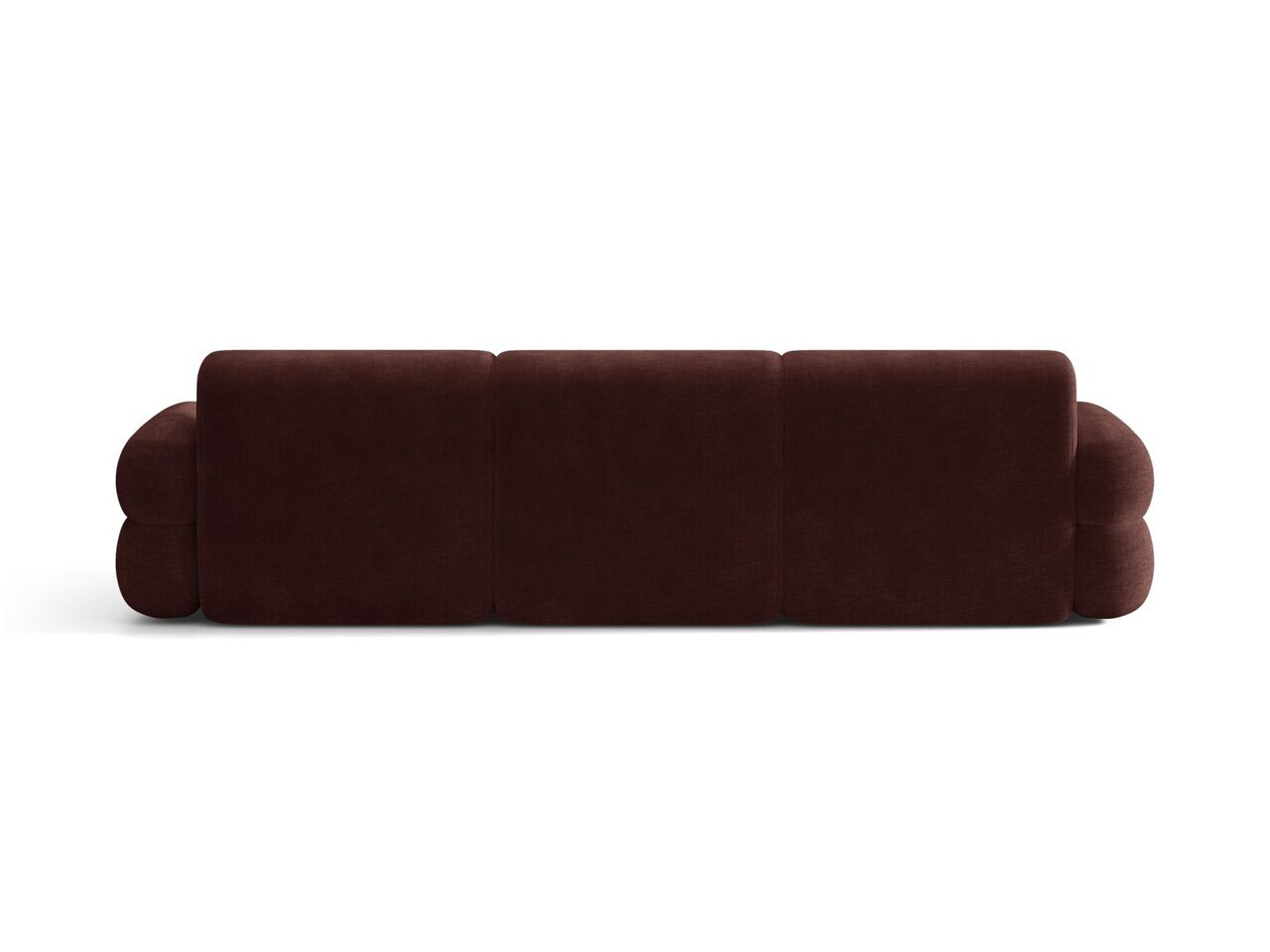 Coltar dreapta 4 locuri, Neo, Micadoni Home, 305x165x83 cm, tesatura Chenille, maro cherrywood — imaginea 4