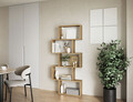 Raft de perete ELTAP, Shellf, 80x20x180 cm, PAL/PVC, stejar
