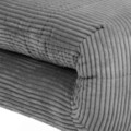 Canapea 1 loc Solace, Homla, 83x91x84 cm, MDF/catifea din poliester, gri