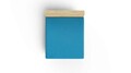 Cearceaf cu elastic pat dublu King (FR) (ES), Sax Blue, Patik, Bumbac