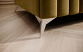 Bancheta, ELTAP, PU-LAU-45NU, Laurence, 132x64x36 cm, poliester, mustar