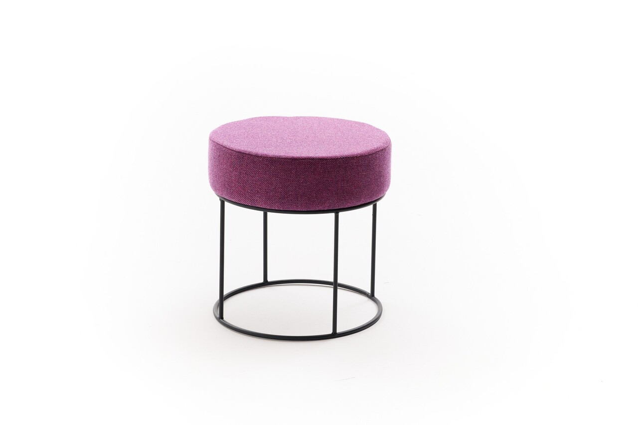 Taburet, Atelier del Sofa, 825BLC5140, Metal, Lila - view 4