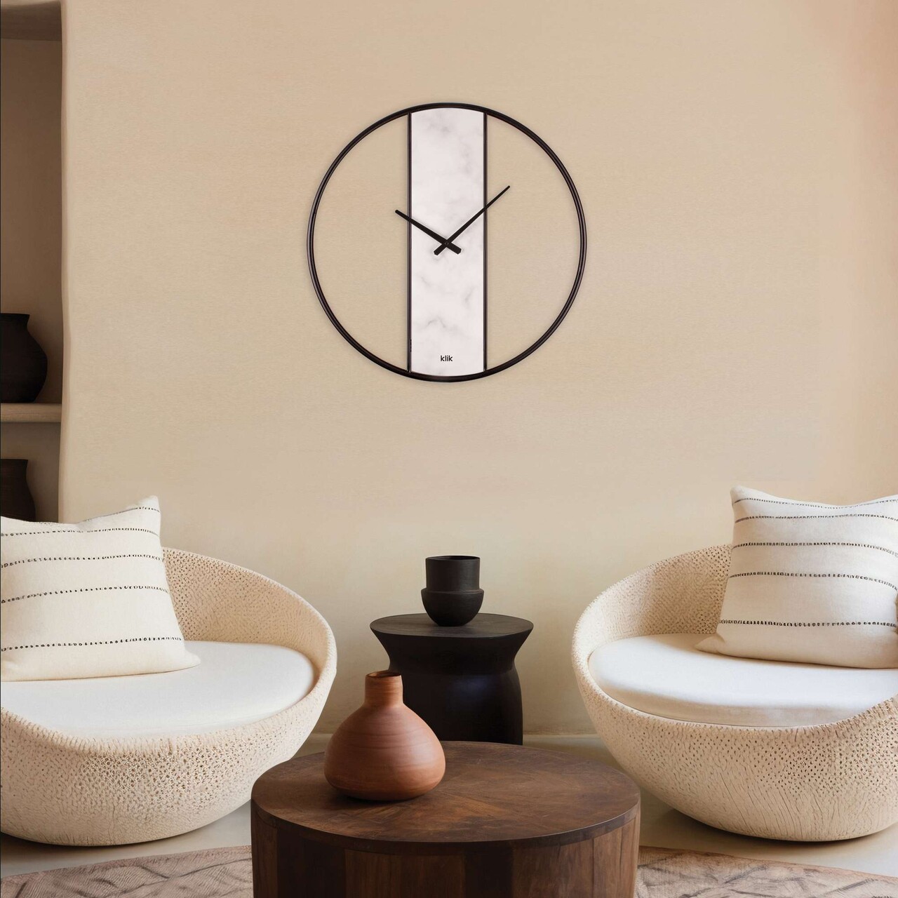 Ceas de perete Demre Dimensiune: 62 x 62 cm Alb