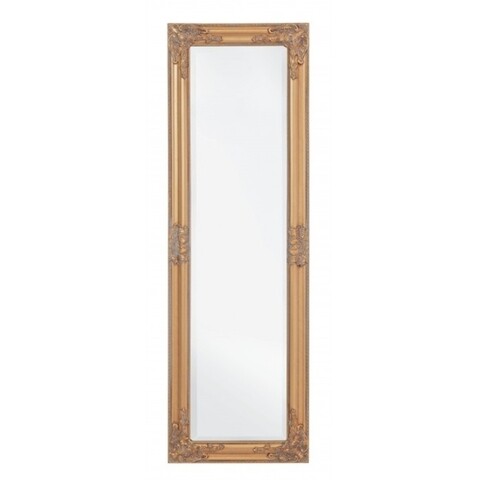 Oglinda decorativa, Miro Gold, Bizzotto, 42×132 cm, lemn de paulownia 42x132