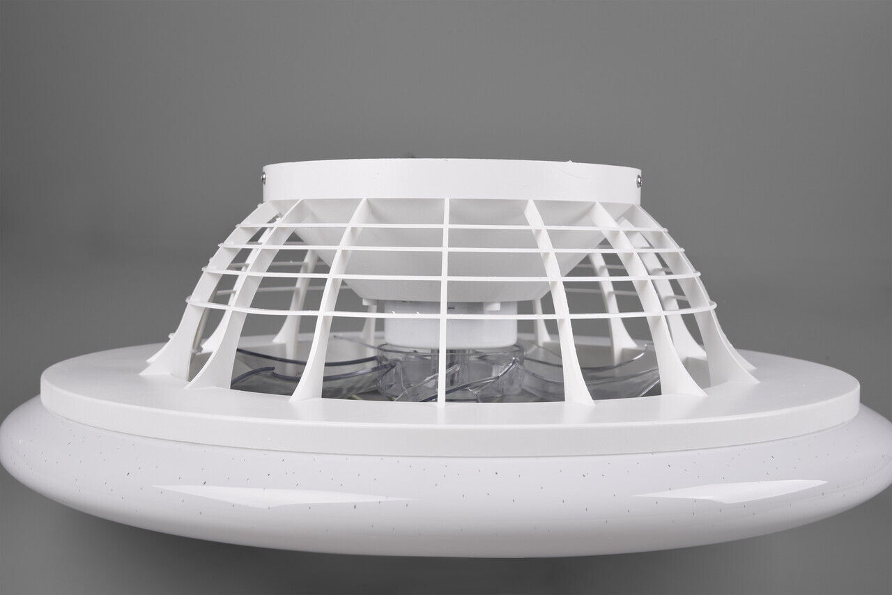 Plafoniera cu ventilator Stralsund, RL, 49x15 cm, 30W, 1x SMD, plastic, alb/titaniu - view 5