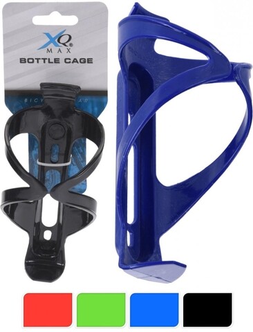 Suport sticla de apa pentru bicicleta, xqmax, 17x7x7 cm, plastic, culori asortate