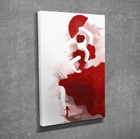 Tablou decorativ, dc207, canvas, lemn, multicolor