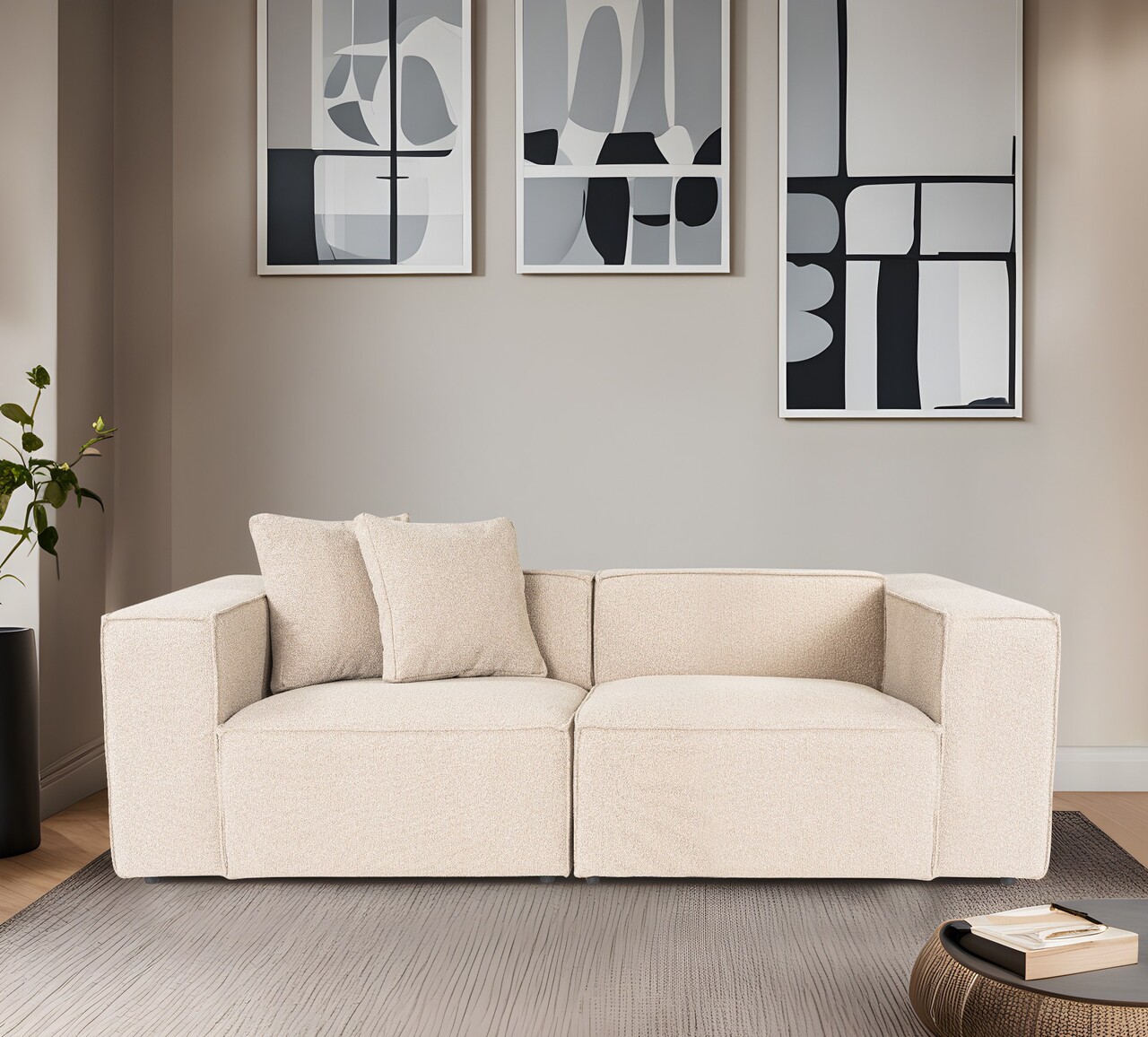 Canapea 2 locuri Atelier del Sofa 560ARE1930 Piersică