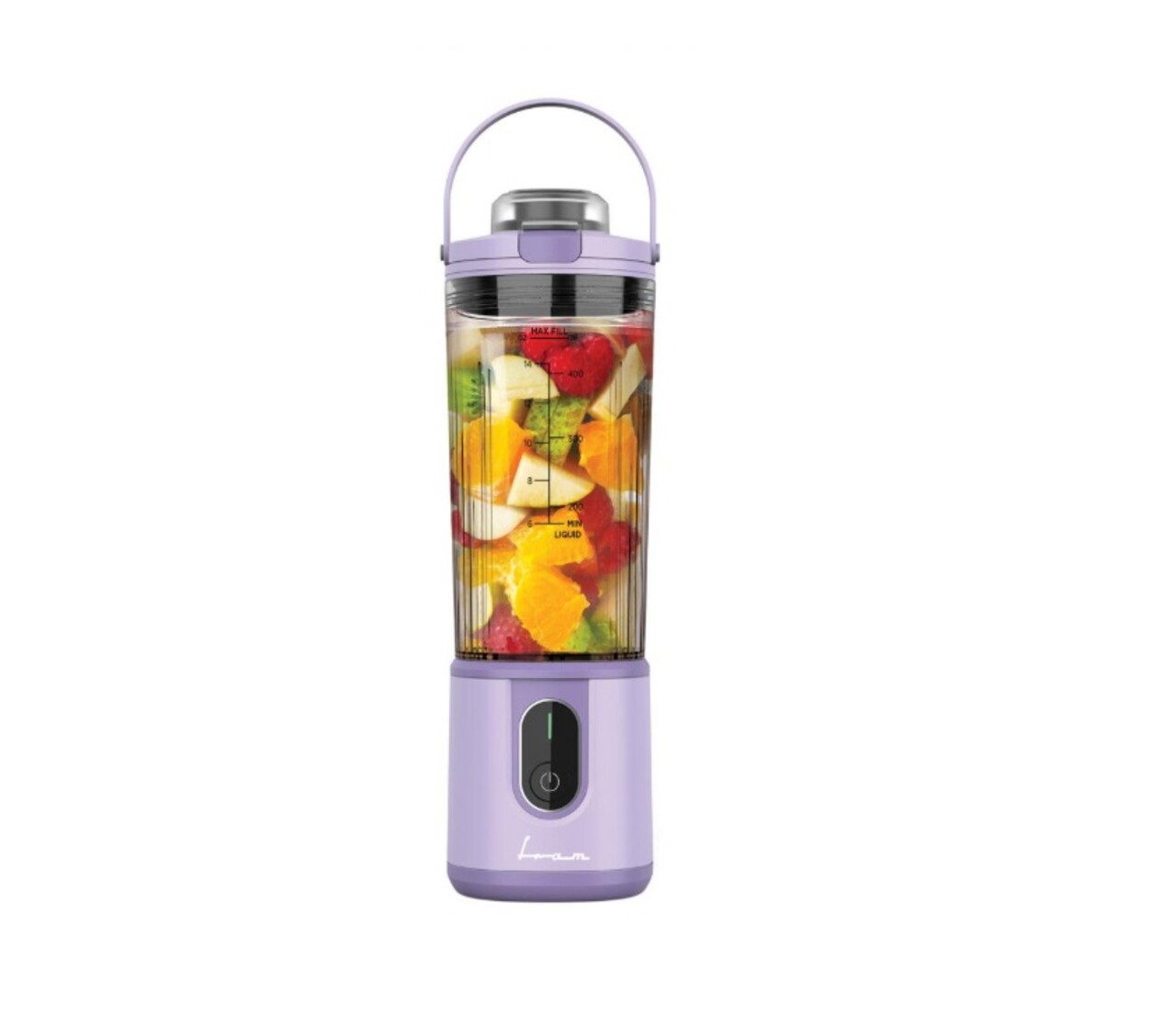 Blender portabil Fram, 7.4V, 400 ml, mov - 2 | YEO