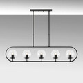 Lustra, Fulgor, 942FLG1141, Metal, Negru