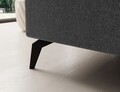 Coltar extensibil dreapta 4 locuri ELTAP, Sol-29, Solange, 292x196x84 cm, lemn/poliester, gri