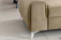 Canapea extensibila 3 locuri, ELTAP, SO-LAU-20NU, Laurence, 261x97x105 cm, lemn/poliester, maro deschis
