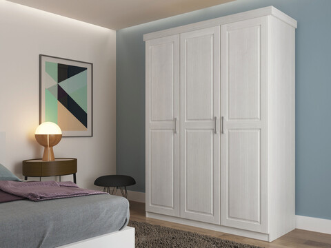 Dulap Magnus, Inter Link, 140x55x190 cm, lemn, alb