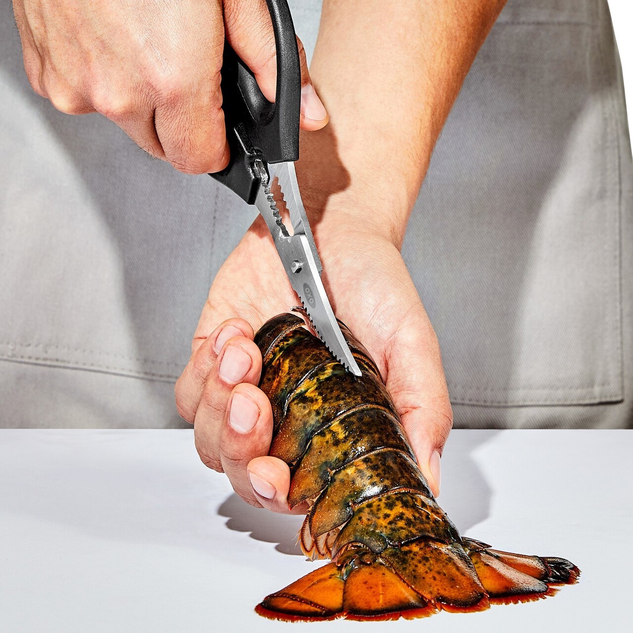 Foarfeca fructe de mare, inox, 19cm, "Good Grips" - OXO - imagine 2