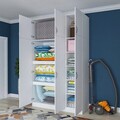Dulap pentru haine, Rani, BA104, 145x239x55 cm, PAL, Alb