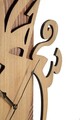Ceas de perete Wolly, Mauro Ferretti, 70x93 cm, MDF, natural