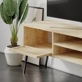 Comoda TV Naïve, Decotie, 143x35.6x50.7 cm, PAL melaminat, oak