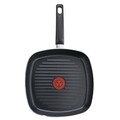 Tigaie grill Tefal Invissia, 26x26 cm, aluminiu/teflon