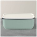 Caserola pentru pranz, Villeroy & Boch, To Go Lunch, 20x13x7.5 cm, 900 ml, portelan premium/silicon