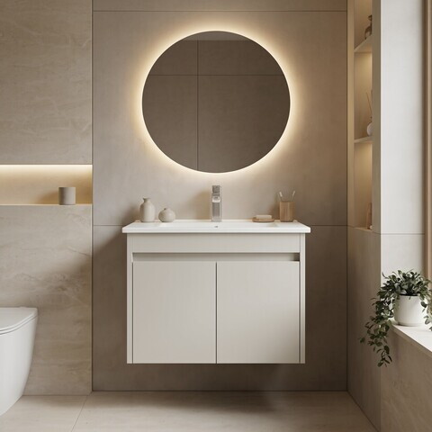 Dulap de baie cu chiuvetă, Hanah Home, Arno 65, Casmir