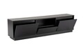 Comoda TV, Nordure, Vanguard, 160x42x29 cm, PAL, Negru