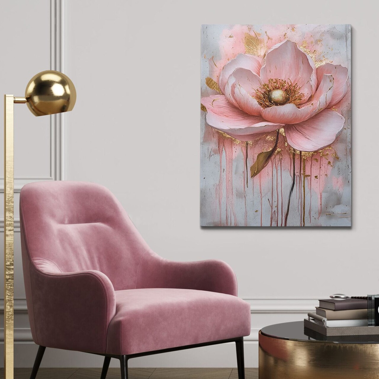 Tablou decorativ KNV10105 Cadru: 100% LEMN (grosime: 3 cm) Multicolor