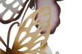 Decoratiune de perete Butterflies Bordeaux, Mauro Ferretti, 59.5x111.5 cm, fier, multicolor