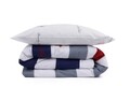 Lenjerie de pat dubla Super King, 3 piese, 220x260 cm, 100% bumbac ranforce, Beverly Hills Polo Club, BHPC 008, rosu