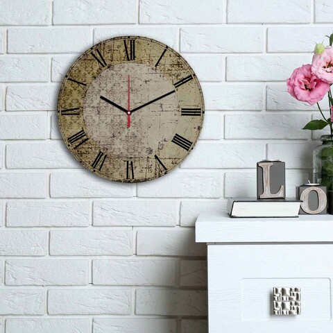 Ceas de perete, 3030ms-085, mdf, ø30 cm, multicolor