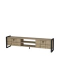 Comoda TV, Zena Home, Mila, Oud Stejar / Negru