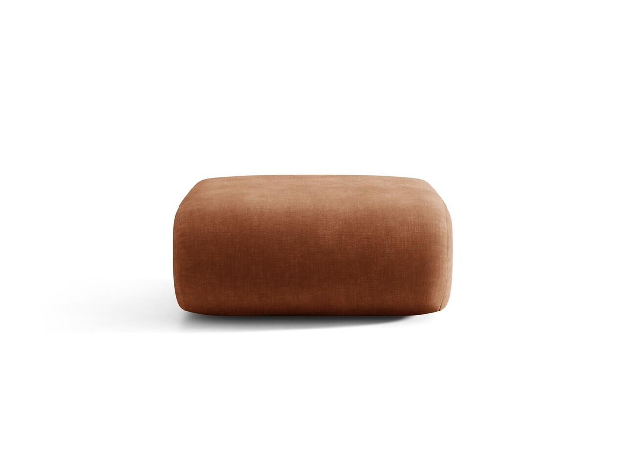 Taburet, Neo, Micadoni Home, 60x85x44 cm, tesatura Chenille, teracota