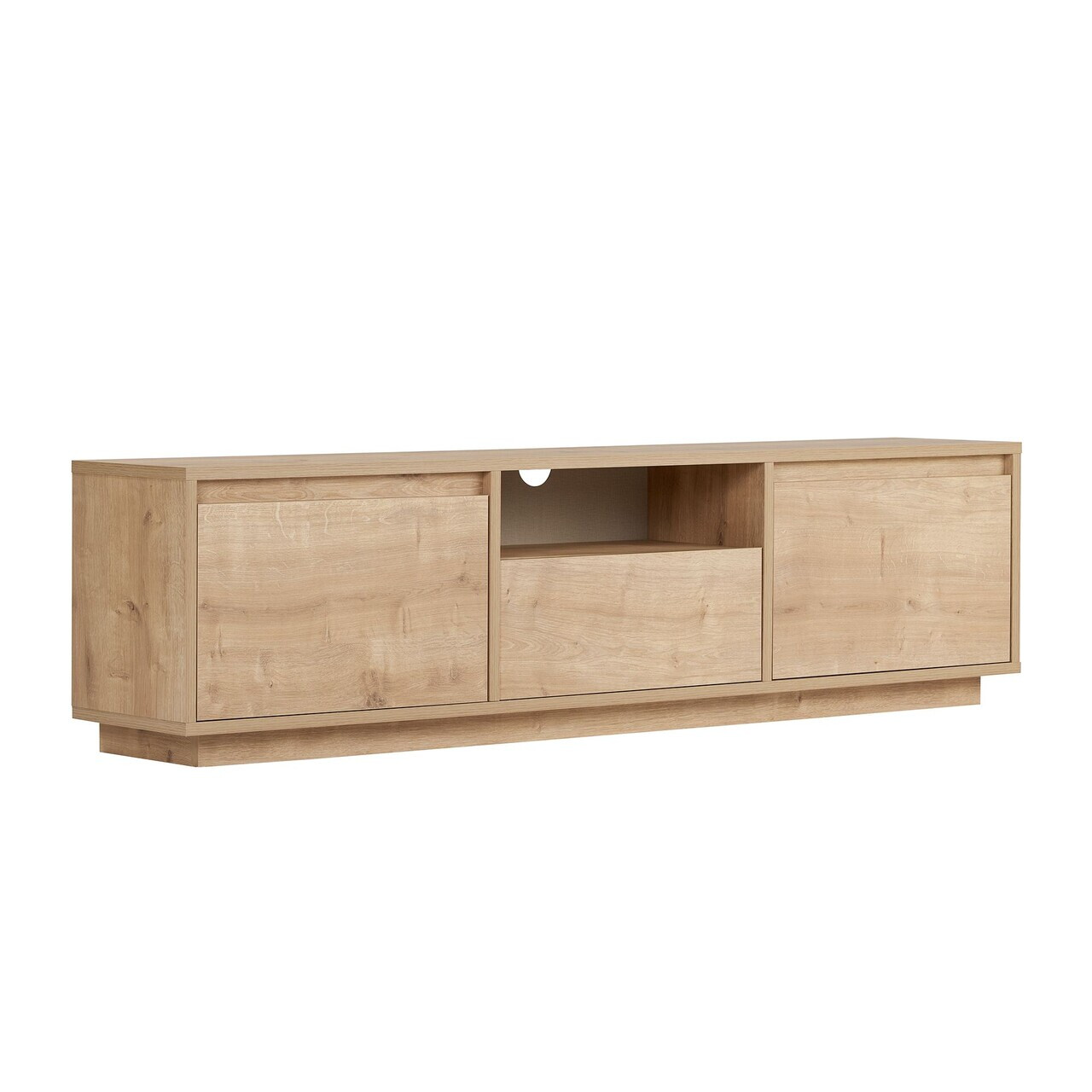 Comoda TV, Hanah Home, Sentinel, 160x42x30 cm, PAL, Maro — imaginea 6