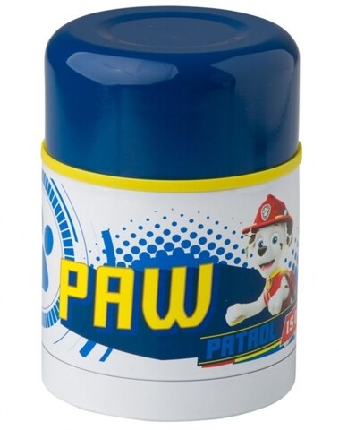 Cana termos boys psi patrol, nickelodeon, 500 ml, inox, albastru