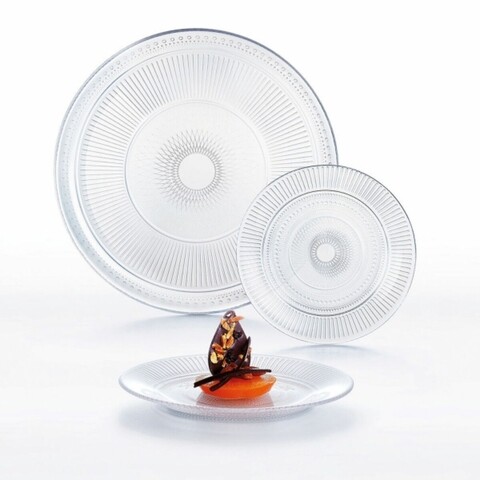 Serviciu de masa 18 piese, Luminarc, Louison, sticla, transparent