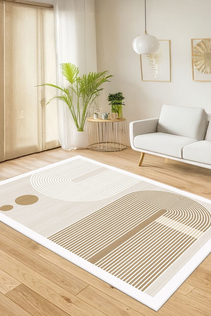 Covor, CLR-7310-HALI-90, 180x280 cm, Poliester, Bej — imaginea 2