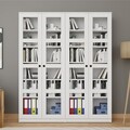 Dulap multifunctional, Miwood, Lucas Glass 1600-68, Alb