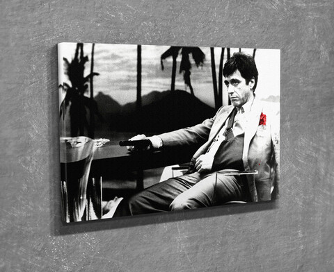 Tablou decorativ, dc222, canvas, lemn, multicolor