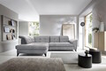 Coltar extensibil stanga 5 locuri ELTAP, LT-04REL, Inferne, 297x210x107 cm, lemn/poliester, gri