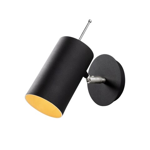 Poza Lampa de perete Opviq Kem, E27, 100 W, 22x23 cm, negru