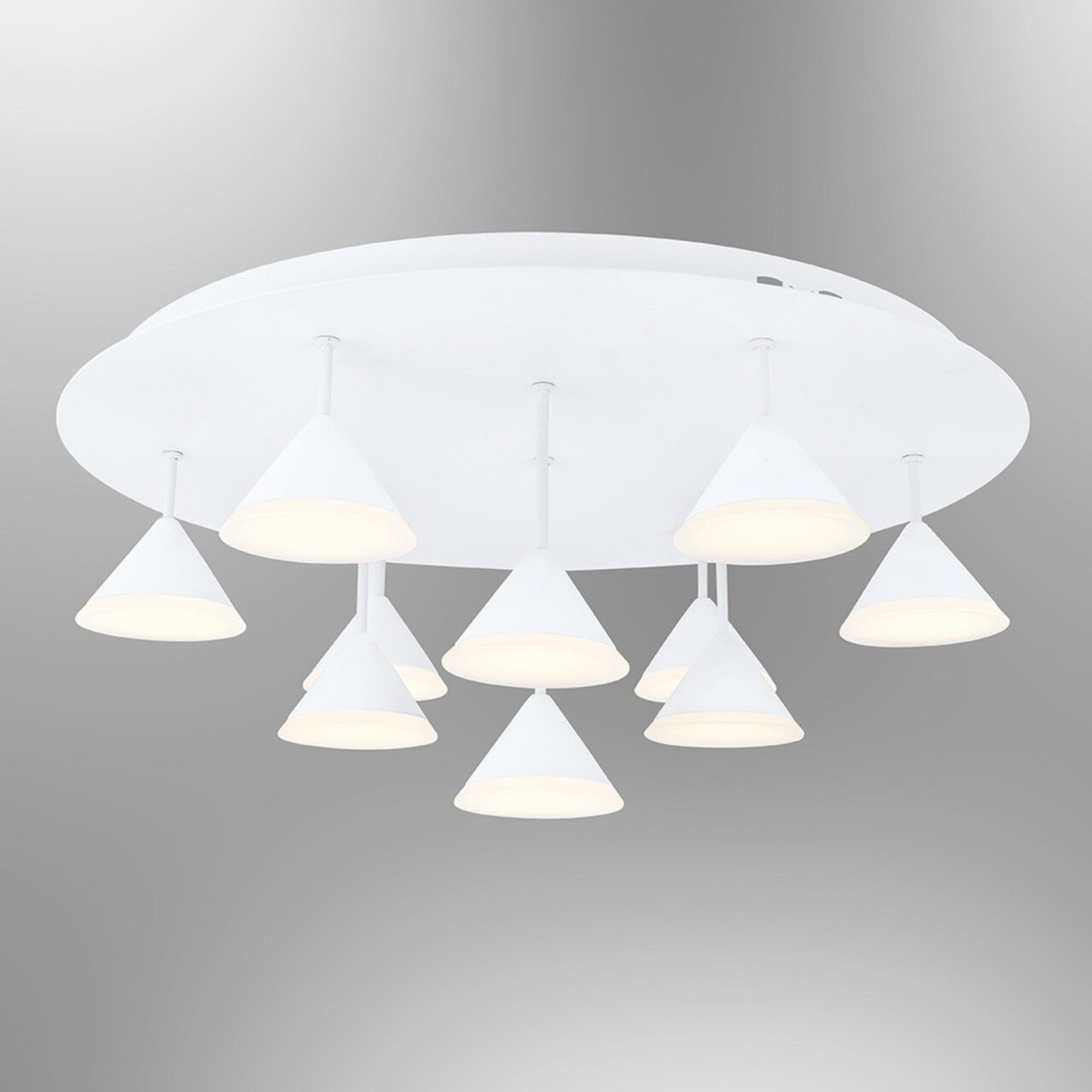 Lustra, L1669 - White, Lightric, 55 x 23 cm, 10 x LED, 3W, alb